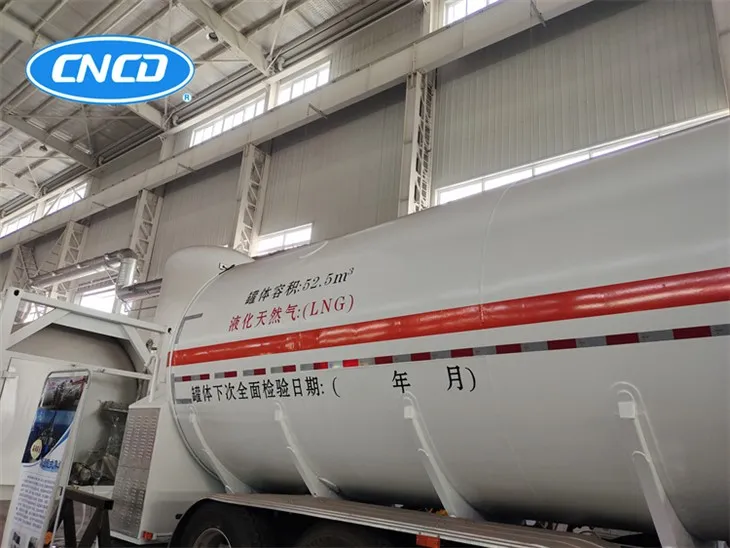 Stainless Stee 52.5M3 Lng Fuel 52.5kl Tanker 525000 Litri Lng Tanker